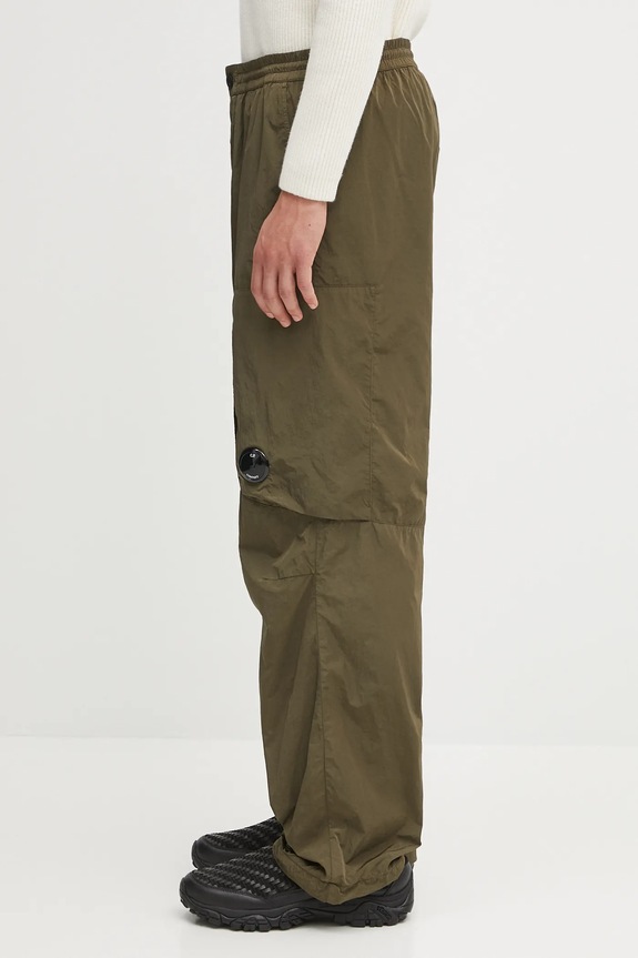 C.P. Company pantaloni 19CMPA152A005904G verde AW25