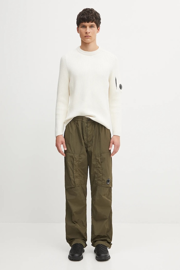 C.P. Company pantaloni 19CMPA152A005904G verde
