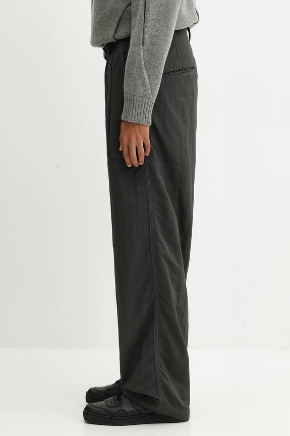 C.P. Company pantaloni 19CMPA212A110475G gri AW25
