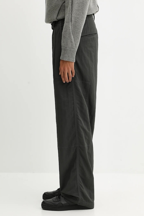 C.P. Company pantaloni 19CMPA212A110475G gri AW25
