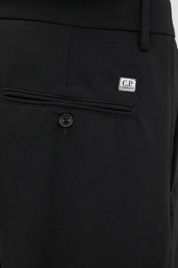C.P. Company pantaloni cu lână 19CMPA267A110514A negru