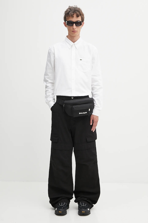 Rick Owens DRKSHDW pantaloni in cotone Stefan Cargo nero DU02E7368.TW