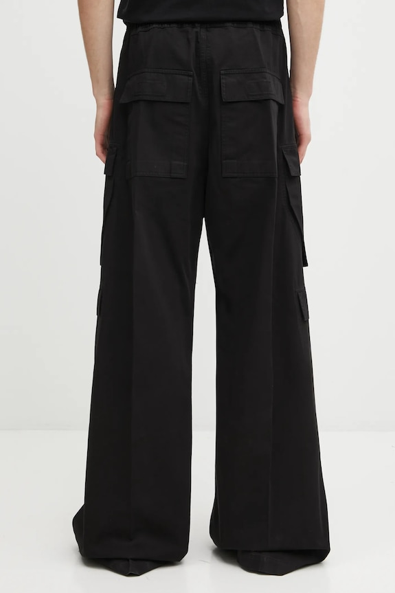 Abbigliamento Rick Owens DRKSHDW pantaloni Double Cargo Jumbo Belas DU02E7398.TW nero