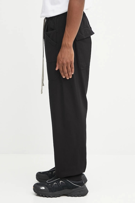 Rick Owens DRKSHDW cotton joggers Classic Cargo Drawstring DU02E7370.RIG black AW25
