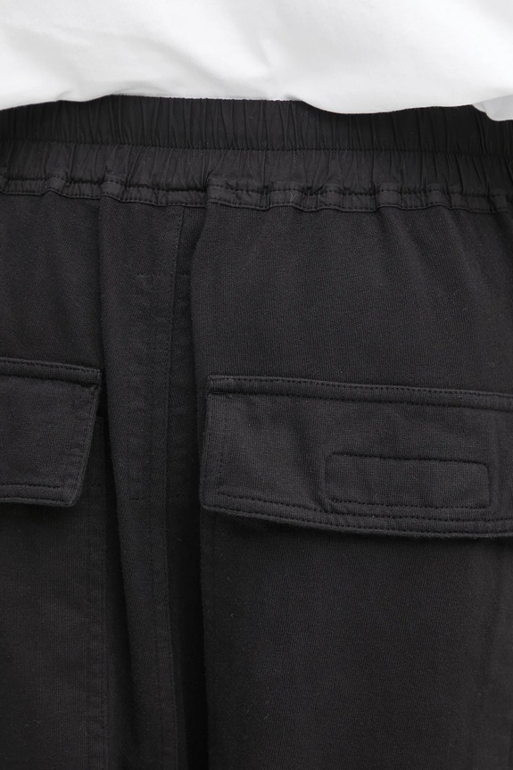 Rick Owens DRKSHDW cotton joggers Classic Cargo Drawstring black DU02E7370.RIG
