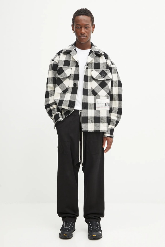 Rick Owens DRKSHDW cotton joggers Classic Cargo Drawstring DU02E7370.RIG black