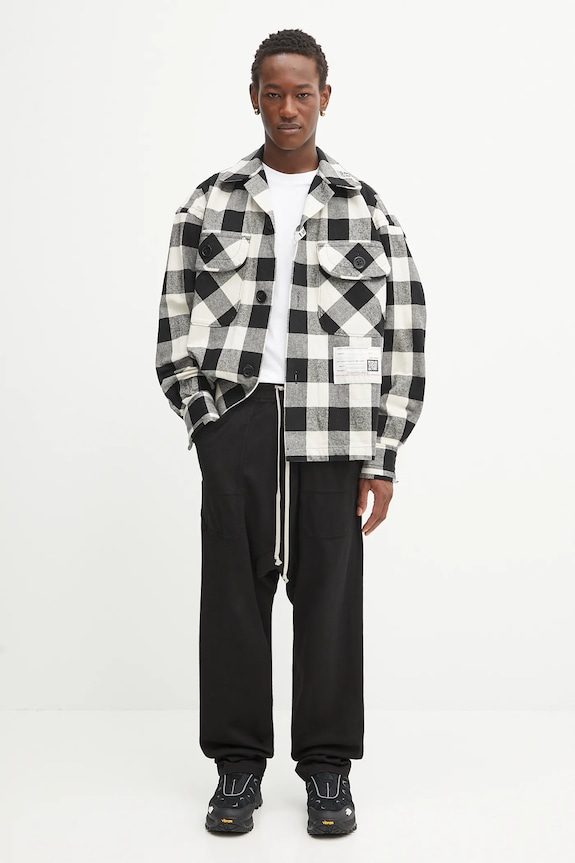 Rick Owens DRKSHDW cotton joggers Classic Cargo Drawstring DU02E7370.RIG black