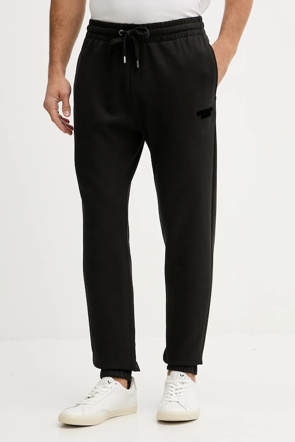 Michael Kors pantaloni de trening tricotaj negru CF552885MF