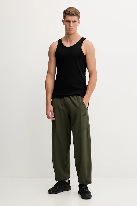 adidas Performance pantaloni de antrenament Power JV9659 verde AW25