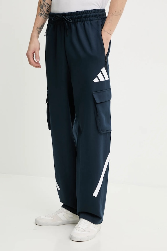 Παντελόνι φόρμας adidas adidas x Z.N.E πλεκτό ύφασμα τιρκουάζ JW4757