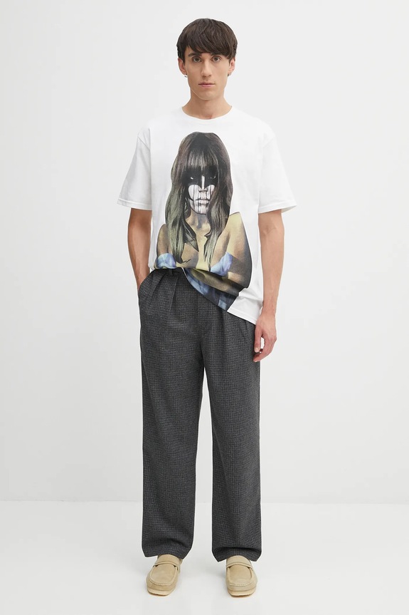 Fucking Awesome wool blend trousers PN20127 gray
