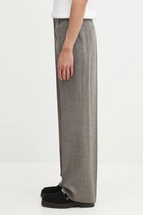 Our Legacy pantaloni de lana M4254BBN maro AW25