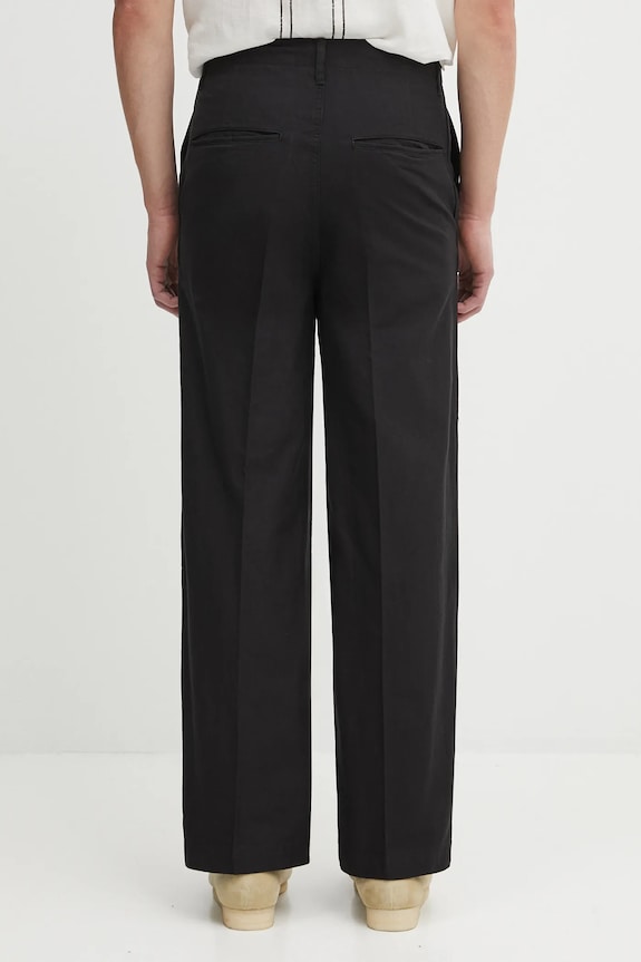 Одяг Бавовняні штани Visvim ex wide chino pants 125105008008 чорний