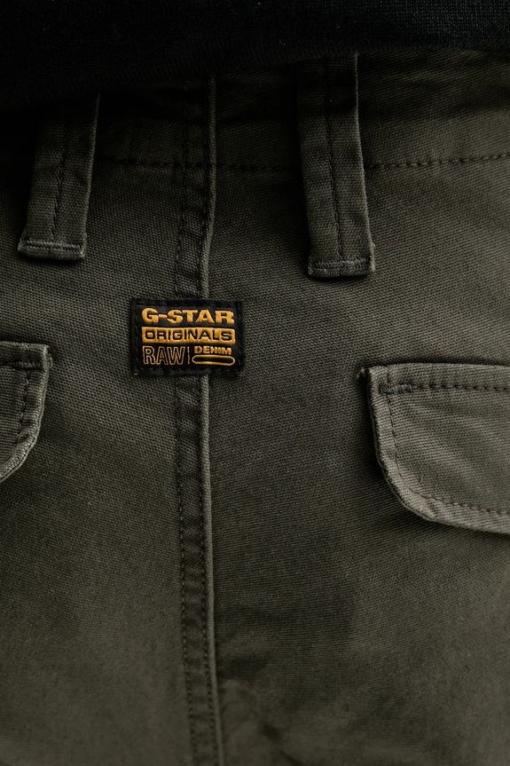 G-Star spodnie Zip Pkt 3D Skinny Cargo 2.0 zielony D24307.E172