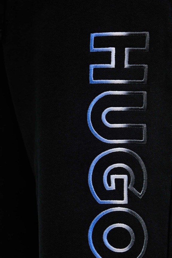 HUGO Blue pantaloni scurți din bumbac Nogshort negru 50549134