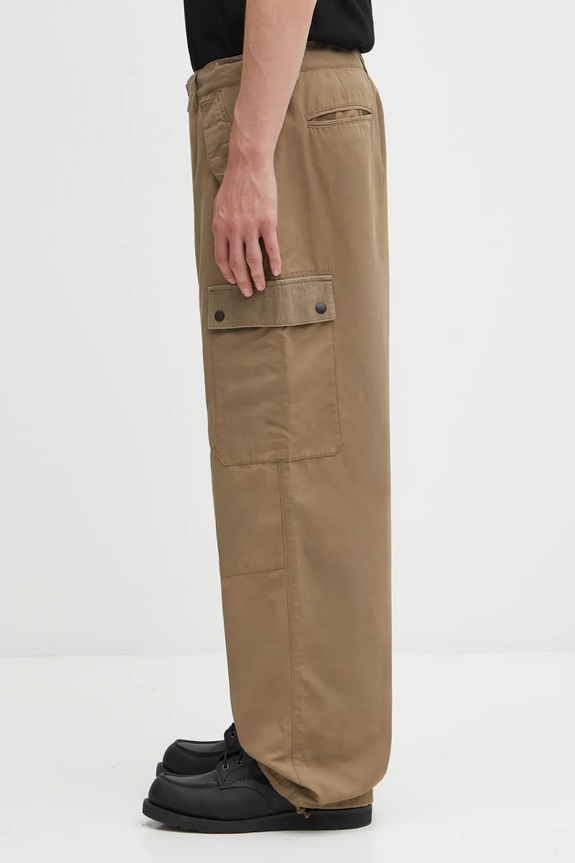 Hlače Barbour Silverbay OS Twill Trouser MTR0773KH11 zelena AW25