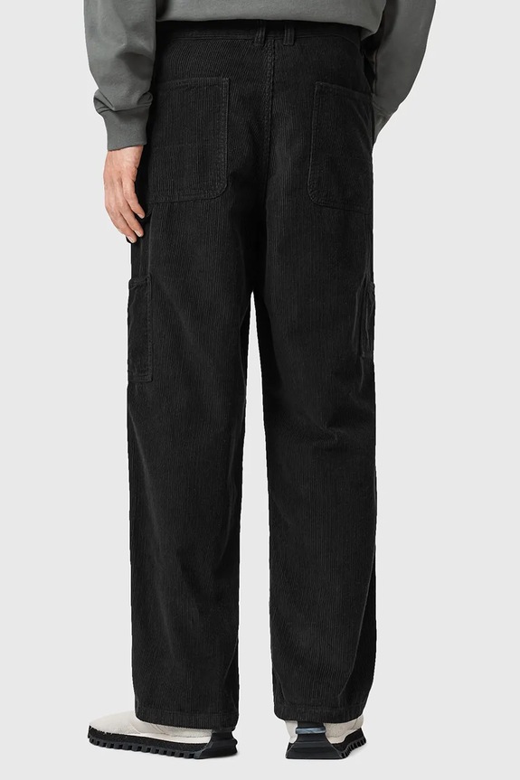 AllSaints pantaloni in cotone DUNSTAN nero M008TD