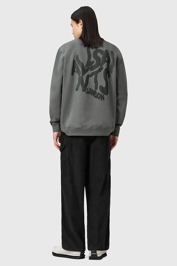 AllSaints pantaloni in cotone DUNSTAN M008TD nero