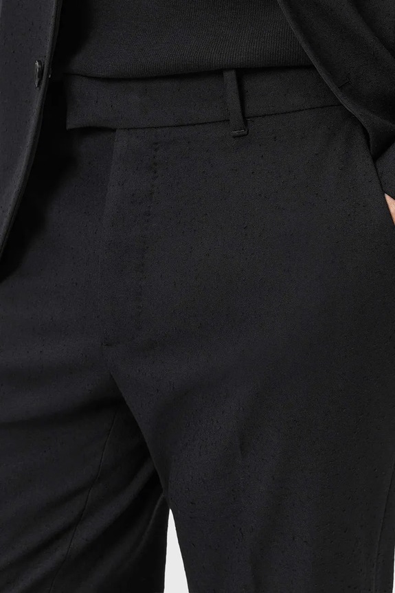 Îmbrăcăminte AllSaints pantaloni GERMAIN M010QD negru