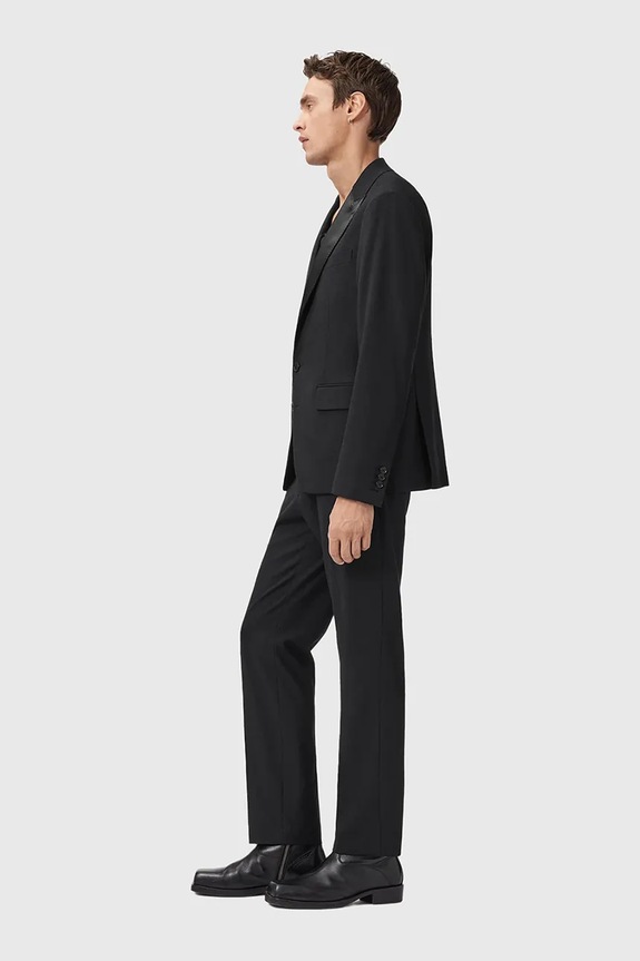 AllSaints pantaloni GERMAIN M010QD negru