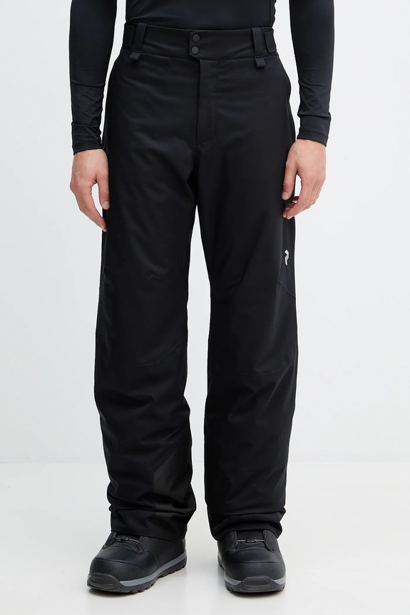 Peak Performance spodnie narciarskie Maroon tkanina czarny G80503