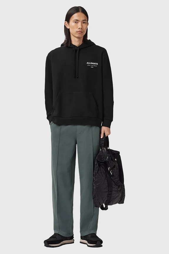 AllSaints spodnie dresowe bawełniane MILO bawełna szary M010TD