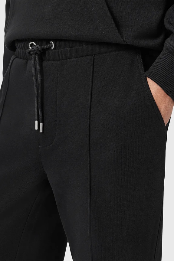 Abbigliamento AllSaints pantaloni tuta di cotone MILO M010TD nero