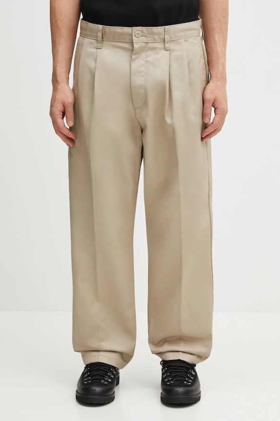 Carhartt WIP spodnie Evan Pant tkanina beżowy I035666.G101