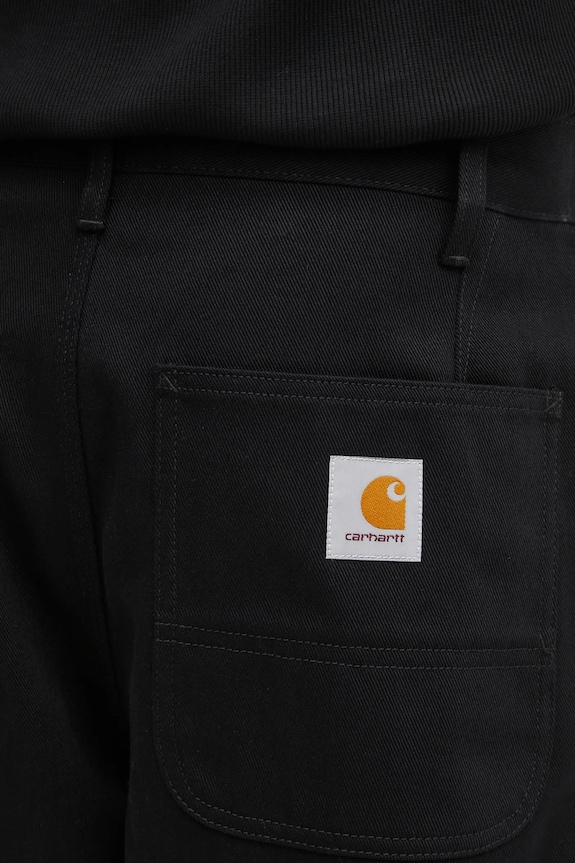 Carhartt WIP spodnie bawełniane Holden Pant czarny I035670.8901