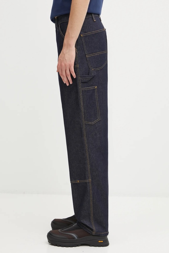 Джинси Carhartt WIP Double Knee Pant I032699.101 темно-синій SS26