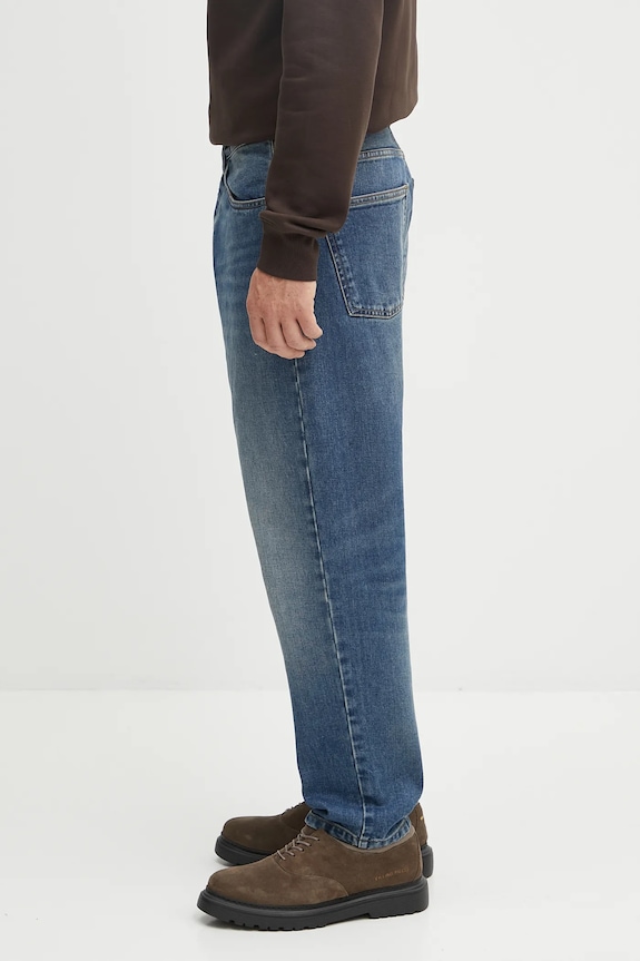 Traperice Carhartt WIP Newel Pant I029208.014L plava AW25