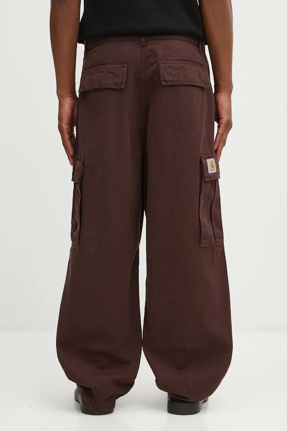 Odzież Carhartt WIP spodnie bawełniane Cole Cargo Pant I031218.33HGD fioletowy
