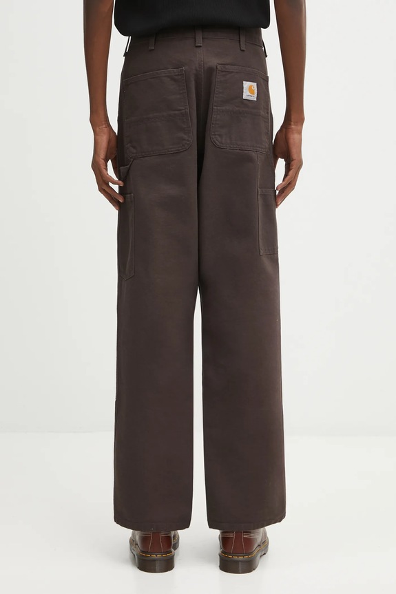 Одежда Хлопковые брюки Carhartt WIP Double Knee Pant I031501.4702 коричневый