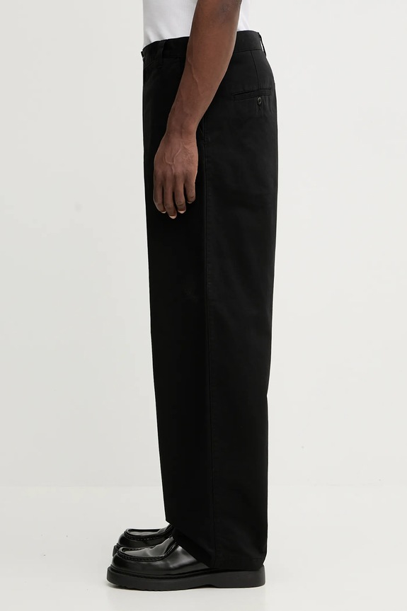 Carhartt WIP pantaloni in cotone Brady Pant I035655.8906 nero AW25