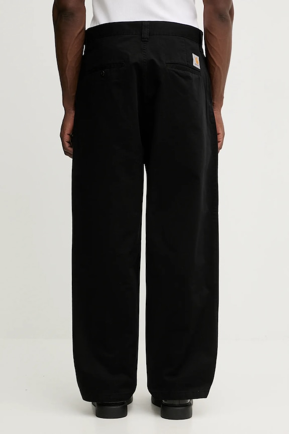 Abbigliamento Carhartt WIP pantaloni in cotone Brady Pant I035655.8906 nero