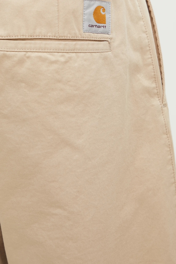 Памучен панталон Carhartt WIP Brady Pant бежов I035655.G106