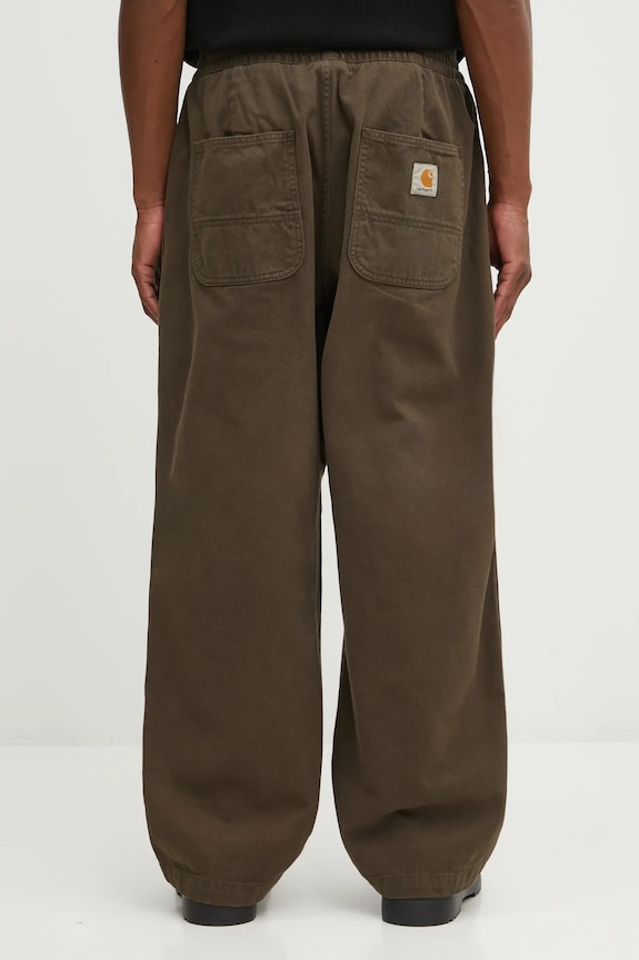 Abbigliamento Carhartt WIP pantaloni in cotone Crawton Pant I035657.63GD verde