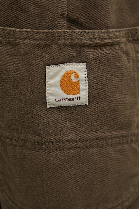 Carhartt WIP pantaloni in cotone Crawton Pant verde I035657.63GD