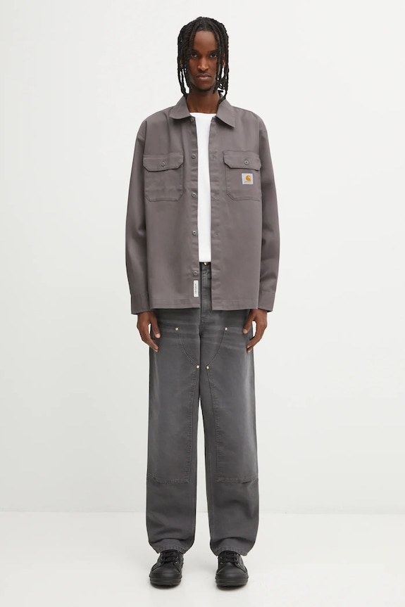 Панталон Carhartt WIP Double Knee Pant I034796.874O сив