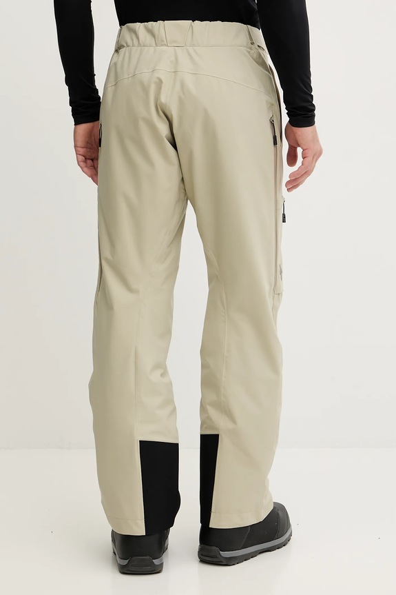 Odzież Descente spodnie narciarskie LIGHT INSULATED PANTS Marco Odermatt DW5FLP32MU beżowy