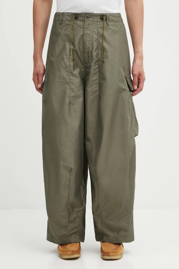 Needles spodnie H.D. Pant - BDU gładkie zielony RW239