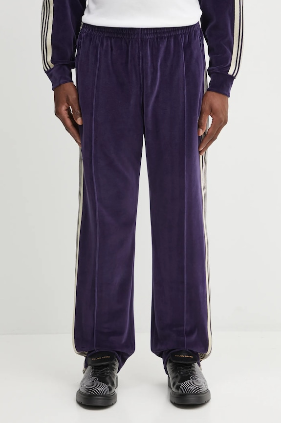 Needles spodnie dresowe Narrow Track Pant RW325 granatowy AW25