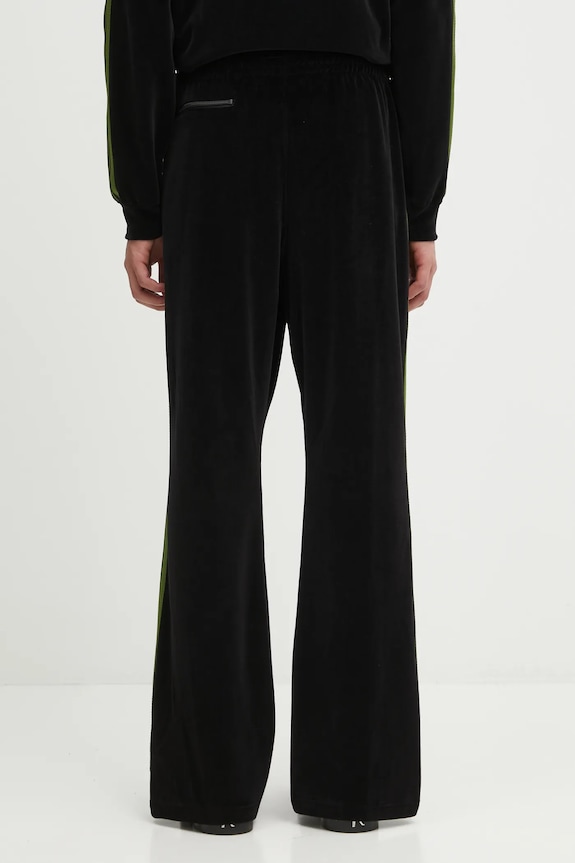Odzież Needles spodnie dresowe Boot-Cut Track Pant RW326 czarny