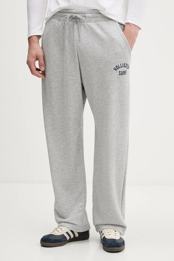 Hollister Co. spodnie dresowe dzianina szary KI334.5170.133