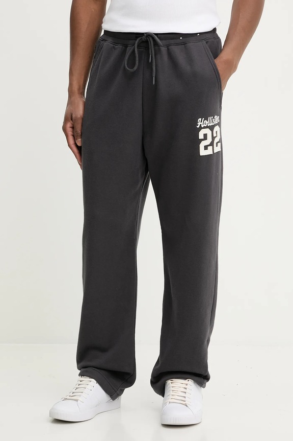 Hollister Co. spodnie dresowe dzianina szary KI334.5170.901