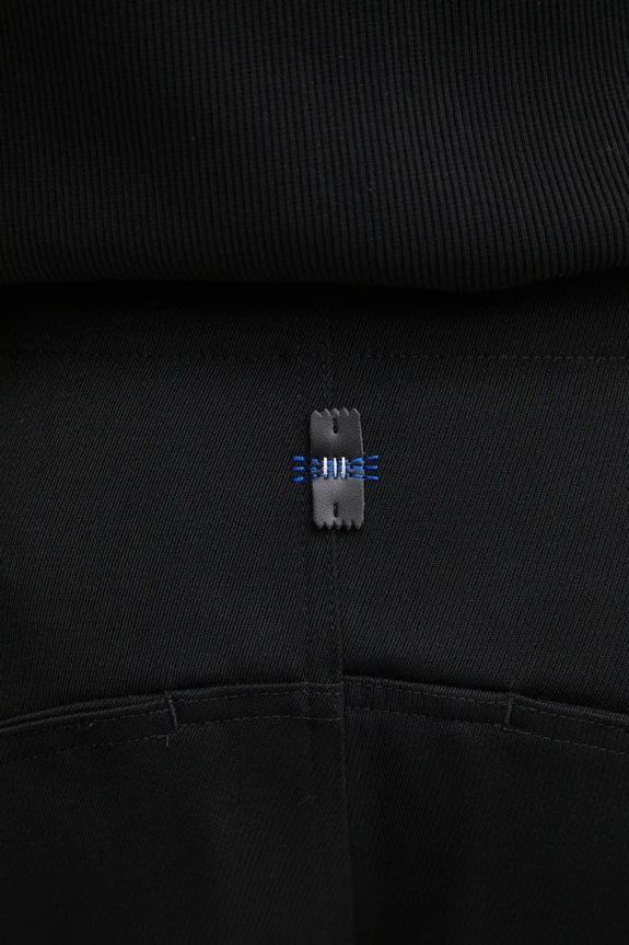 Kalhoty s příměsí vlny Ader Error TROUSERS černá BO01FWBT0101BK