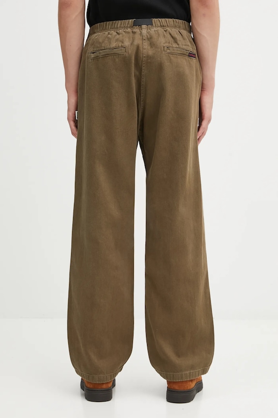 Clothing Gramicci trousers Hemp Straight Fit G5FM.P140 green