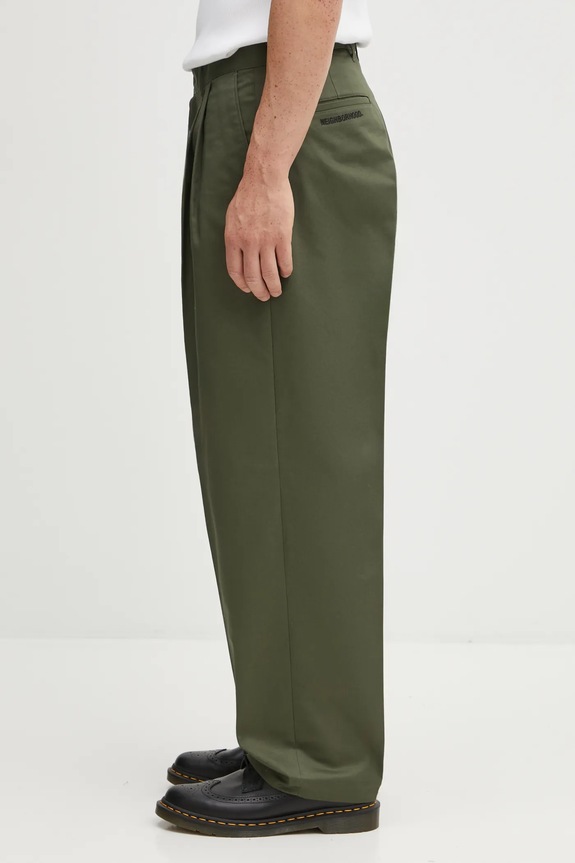 NEIGHBORHOOD trousers TWO TUCK 252ZANH.PTM06 green AW25