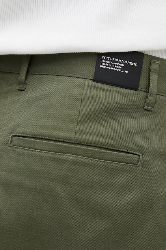 NEIGHBORHOOD trousers TWO TUCK green 252ZANH.PTM06