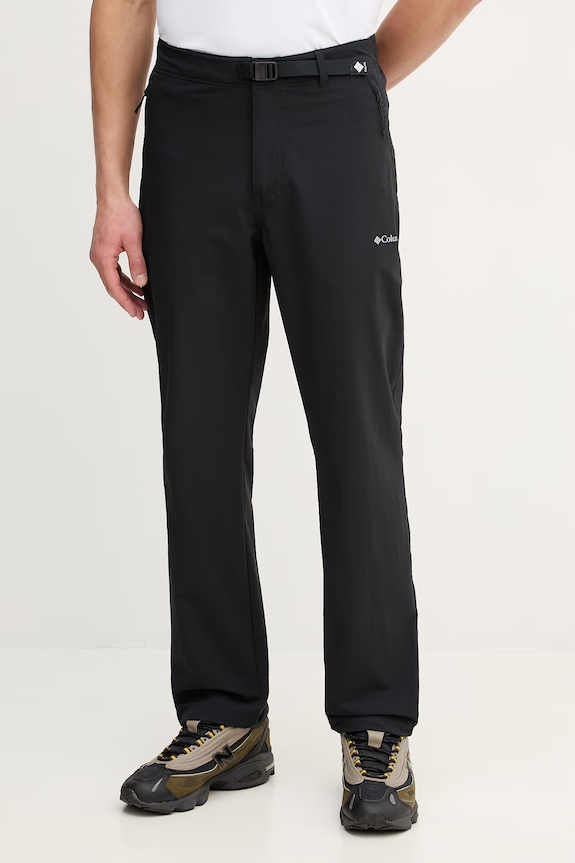 Αθλητικό παντελόνι Columbia Essential Hike ύφασμα μαύρο 2136921.